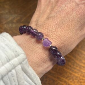Purple Beaded Bracelet